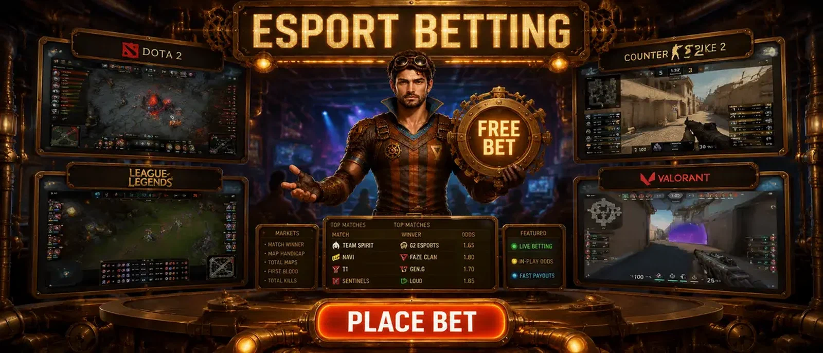 VinciSpin Esport Betting - Complete Guide