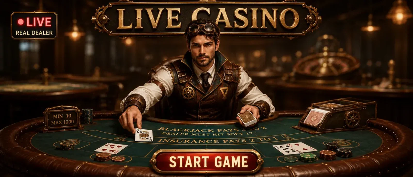 VinciSpin Live Casino: HD Tables and Real Dealers